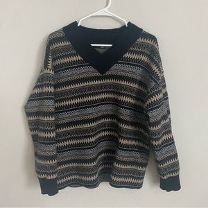 V-neck Knit Sweater